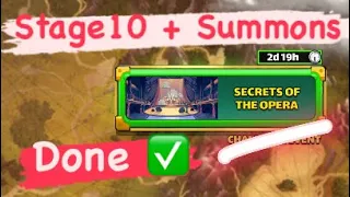 Empires & Puzzles Secrets of the Opera Event : Rare, EpiC, Legendary Stage 10 with Summons❗️