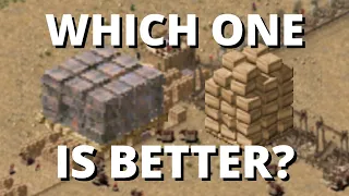 Iron or Stone, Which one is BETTER? - Stronghold Crusader