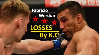 Fabricio Werdum LOSSES by KO/TKO in MMA Fights / GO SLEEP HORSE