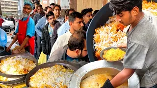 Famous Friday Biryani | Jumma Biryani | Roadside Rush ON Friday Biryani | Karachi Street Food