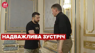 Зеленський зустрівся з главою Міноборони Польщі