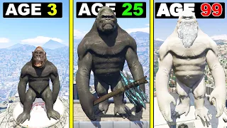 Surviving 99 YEARS As KING KONG in GTA 5