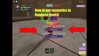 How to get cosmetics in Dungeon Quest