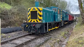 Class 03 and 08 shunter lash-up