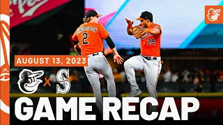 Orioles vs. Mariners Game Recap (8/13/23) | MLB Highlights | Baltimore Orioles