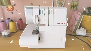 ¿Cómo se usa la maquina de coser Overlock?