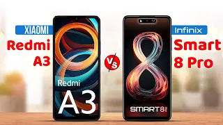 Xiaomi Redmi A3 vs. Infinix Smart 8 Pro Specification Comparison