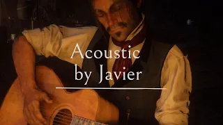 Relaxing Ambience | Javier Playing Acoustic Guitar, Night at CampRed Dead Redemption 2