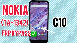 Nokia c10 TA-1342 FRP google account bypass latest methode | Nokia c10 google account bypass