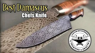 Knife Making - best Damascus chef knife