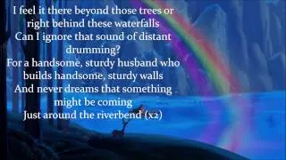 Just Around the Riverbend (w/ lyrics) From Disney's "Pocahontas"