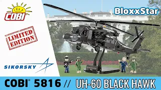 COBI® 5816 🚁 Sikorsky UH-60 BLACK HAWK🗽LIMITED EDITION ▶️ REVIEW & HISTORY 💬 BloxxStar 📽️ 4K