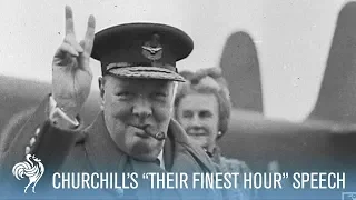 "Their Finest Hour": Winston Churchill Delivers Speech to House of Commons (1940) | War Archives