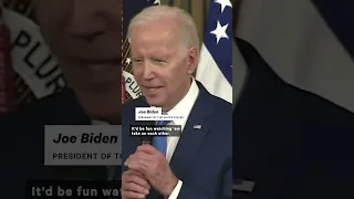 Biden: It'd Be 'Fun' to Watch Trump & DeSantis in 2024 Election