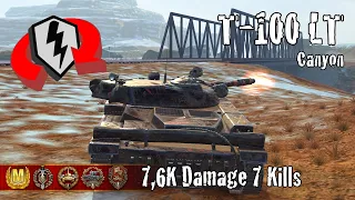 T-100 LT  |  7,6K Damage 7 Kills  |  WoT Blitz Replays