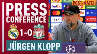 'They Were In Control' | Real Madrid 1-0 Liverpool | Jurgen Klopp Post-Match Press Conference