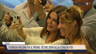 2022-09-09 FIRENZE - GIORGIA MELONI FA IL PIENO, OLTRE 2000 ALLA CENA DI FDI