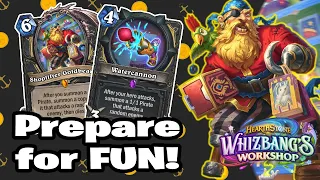Pirate Rogue is in CHAAARGE Again! Whizbang's Workshop Hearthstone Rogue Deck