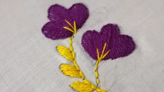 HAND EMBROIDERY stitch beautiful All over design easy tutorial for beginners ✓✓✓