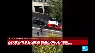 Attaque à l'arme blanche à Nice : "la piste terroriste privilégiée"