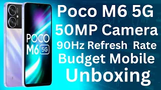 Poco M6 5G Unboxing and First Look Budget Mobile🔥 @SS.5G_Tech