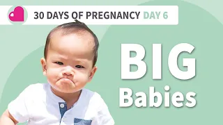 ARE BIG BABIES A PROBLEM? / Birth / Hypnobirthing Top Tips - Day 6 - Better Birth Stories