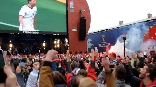 Испания - Россия. Чемпионат мира 2018. Рука Пике - Гол Дзюбы. FIFA Fan Fest. Санкт-Петербург