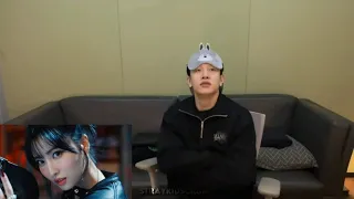 Bang Chan reaction to Twice 'Set Me Free' M/V