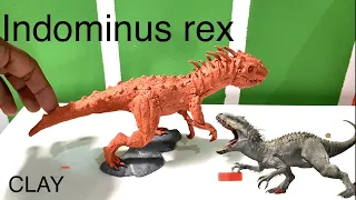 Sculpting indominus rex | from jurassic world || time lapse of indominus rex with clay #DIY 4k