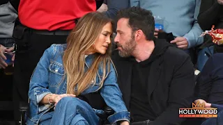 JLo & Ben Affleck share PDA at Lakers Game in Los Angeles