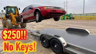 $250 Copart 91 Mercury Cougar NO KEYS WIN!! Will it run and Drive??