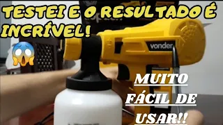 ✅PISTOLA ELÉTRICA DE PINTURA VONDER PEV 400 - AVALIAÇÃO E TESTE😲