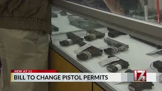 NC bill would repeal pistol purchase permits