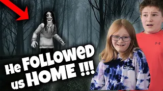 Jeff The Killer Is WATCHING US  HE FOLLOWED US Home! (SCARY) Pt2