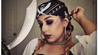 Pirate Makeup Tutorial | Halloween 2016 | Monika Zamudio