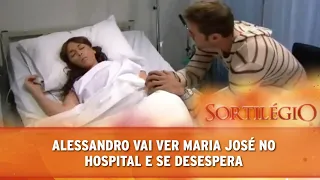 Sortilégio - Maria José fica entre a vida e a morte e Alessandro vai vê-la desesperado