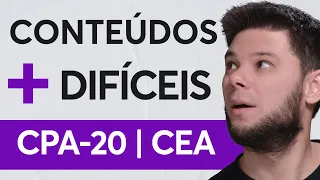 MEGA REVISÃO CPA-20 e CEA [100% atualizada] 🔥 Os módulos mais difíceis da CPA-20 (com questões) ✅🤩