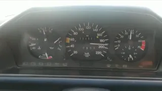 1987 Mercedes-Benz w124 230E Top Speed #shorts