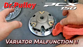 WRENCH: Honda PCX150  // Dr.Pulley Variator Malfunction
