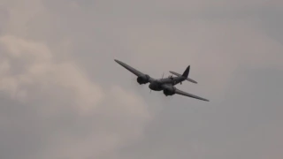 Blenheim & Spitfire - Duxford Flying Legends Airshow 2017