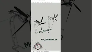 wind turbine | Animation in Sketchup #short