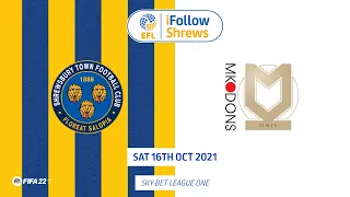 Shrewsbury Town 1-0 MK Dons | Highlights 21/22