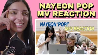 NAYEON "POP!" M/V Reaction with JEONGYEON, CHAEYOUNG (+PERFORMANCE VIDEO) | TWICE REACTION