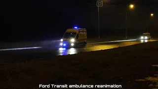 Russian ambulance | Ford Transit with siren yelp+horn