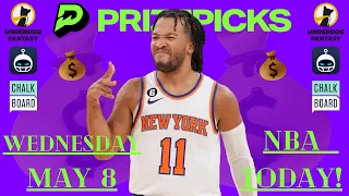 NBA PRIZEPICKS TODAY (LATER LOOK!) | Wednesday May 8 2024 | BEST BASKETBALL DFS PICK'EM | SLEEPER