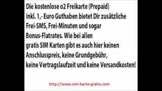 Sim-Karte-Gratis.com - Kostenlose Prepaid Simkarten vieler Anbieter