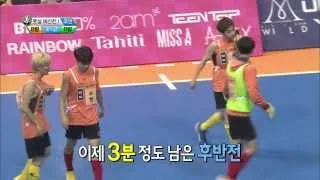 [HOT] 아이돌 스타 육상풋살양궁 선수권대회 1부 K-Pop Star Championships - 남자 풋살 예선전, EXO 루한의 역전골 20130919