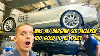 Searching for FIRE DAMAGE on my bargain Mercedes SLR Mclaren Roadster