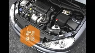 How to replace a Headlight bulb   |Peugeot 206