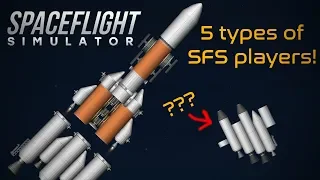 SFS | 5 types of Spaceflight Simulator players! | IM BACK!